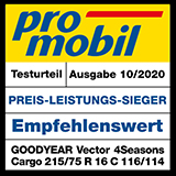 Testlabel Promobil 2020 - Goodyear Vector 4Seasons Cargo